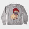 Beanie pug Crewneck Sweatshirt