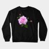 Beautiful Pink Rose Flower Gardening Gardener Lover Gift Crewneck Sweatshirt