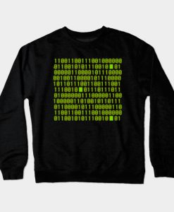 Binary Code Crewneck Sweatshirt