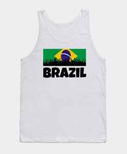 Brazil Brazilian Flag Tank Top