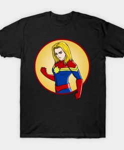 Captain Marvel comics design T-Shirt