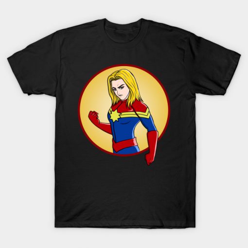 Captain Marvel comics design T-Shirt