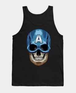 Captain america Scull Tank Top