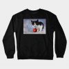 Cat with Christmas Bulb Crewneck Sweatshirt