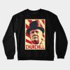 Churchill Retro Propaganda Crewneck Sweatshirt