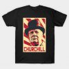 Churchill Retro Propaganda T-Shirt