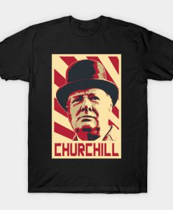 Churchill Retro Propaganda T-Shirt