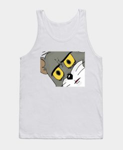 Confused Unsettled Tom Cat Meme Tank Top