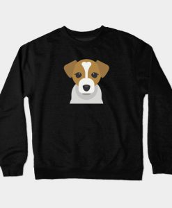 Cute Dog animated beautiful for pet lovers Crewneck Sweatshirt