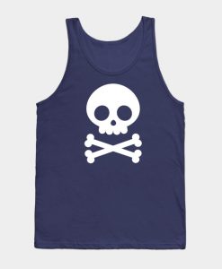 Cute Kawaii Style Skull Tank Top