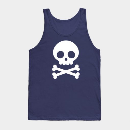 Cute Kawaii Style Skull Tank Top