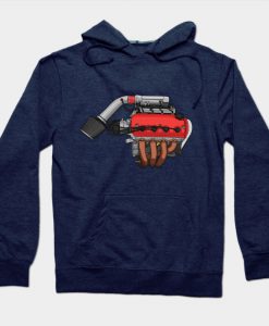 D16 Engine sticker Hoodie