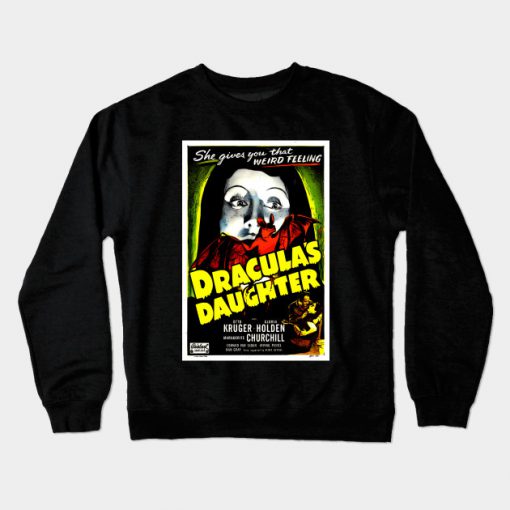 Dracula’s Daughter Movie Poster Crewneck Sweatshirt