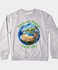 Earth Day Crewneck Sweatshirt