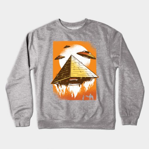 Egyptian pyramid alien Crewneck Sweatshirt