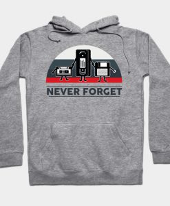 Floppy Disk Never Forget Hoodie