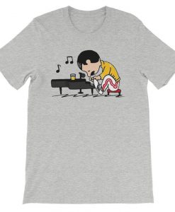 Freddie Mercury Peanuts Playing Piano shirt