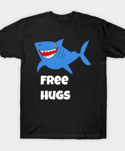 Free Hugs Shark T-Shirt