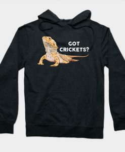 Funny Bearded Dragon Drawing Hoodie