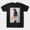 Girl with steampunk gun back to viewer T-Shirt