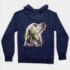 Great Dog Watercolor Painting Dog Art Hoodie