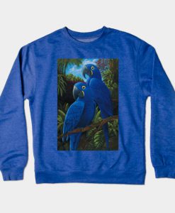 Guacamayo Azul. Crewneck Sweatshirt