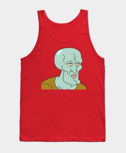 Handsome Squidward Tank Top