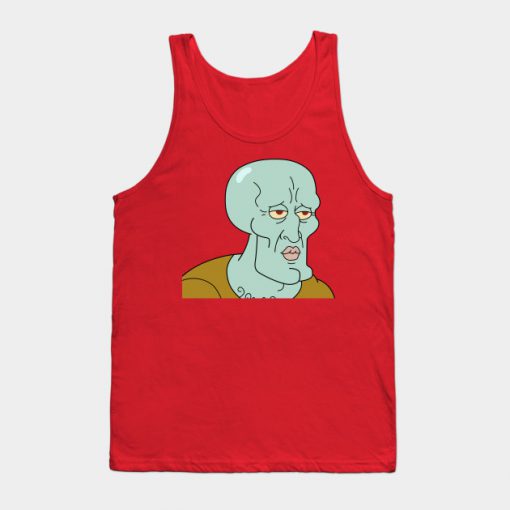 Handsome Squidward Tank Top