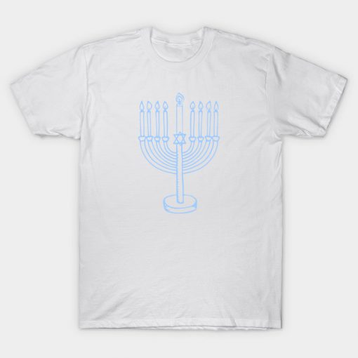 Hanukkah Candles Design T-Shirt