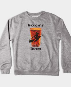 Helga's Halloween Beer Brew Crewneck Sweatshirt