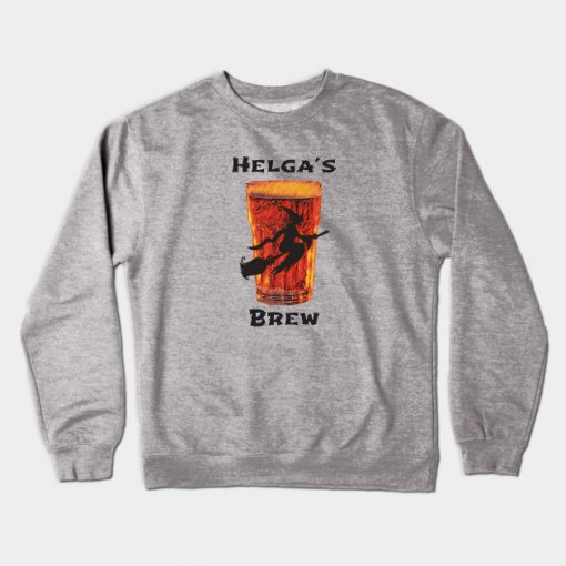 Helga's Halloween Beer Brew Crewneck Sweatshirt