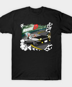 Initial D goes Rick Morty Drift T-Shirt