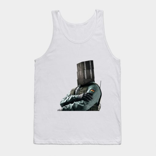 Jager Shield Glitch Rainbow Six Siege Tank Top