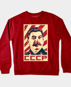 Joseph Stalin CCCP Retro Propaganda Crewneck Sweatshirt