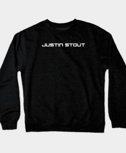 Justin Stout Official Logo Distressed Crewneck Sweatshirt