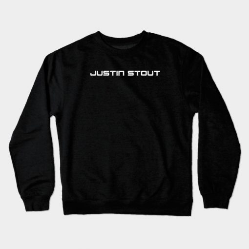 Justin Stout Official Logo Distressed Crewneck Sweatshirt