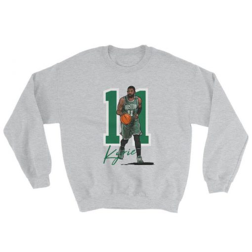 Kyrie Irving Boston Basketball Illustration Sweatshirt