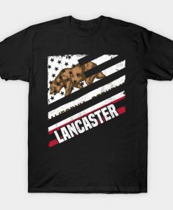 Lancaster California CA Group City Silhouette Flag T-Shirt