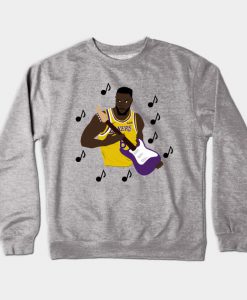 Lance Stephenson air guitar Crewneck Sweatshirt