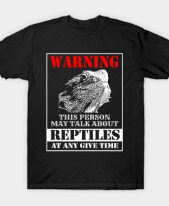 Lizard Bearded Dragon Reptile Iguana Gecko Zoo T-Shirt