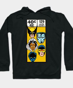 MARVEL X-MEN - FACES COVER CORNER ART Hoodie