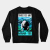 Manatee Dugong Sea Cow Mammal floaty Potato Dive Crewneck Sweatshirt