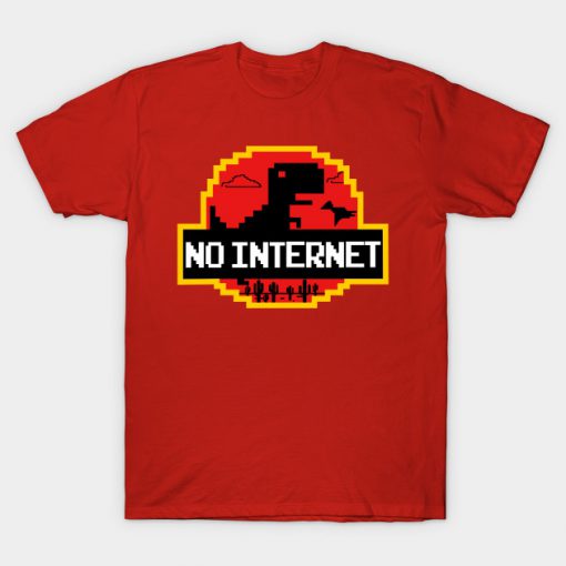 NO INTERNET T REX T-Shirt