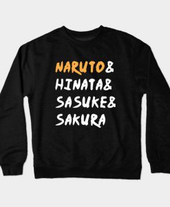 Naruto Hinata Sasuke Sakura Crewneck Sweatshirt