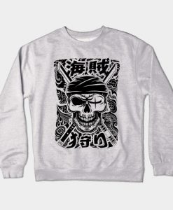 One eye pirate hunter Crewneck Sweatshirt