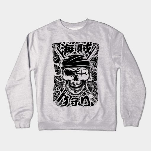 One eye pirate hunter Crewneck Sweatshirt