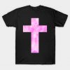 Pink Nebula Cross T-Shirt