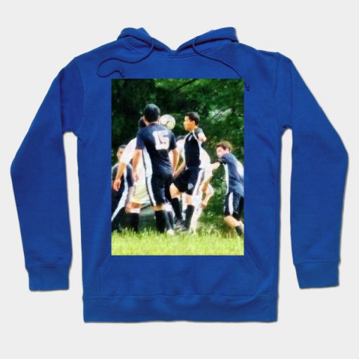 Playing Soccer Hoodie