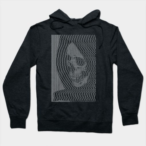 Psychedelic Grim Reaper Skull Glitch Art ∆ Hoodie