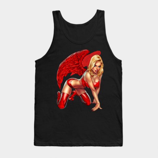 Red Angel Tank Top